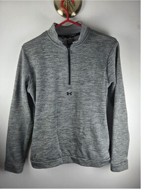 Under Armour Junior Golf Quarter Zip Sweatshirt Size YOUTH XL Pre-Owned